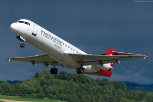 HB-JVI Fokker F-100